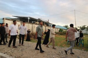 Bupati Abdya pantau pembangunan. RSUD TENGKU PEUKAN
