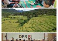 Foto:warga saat menandatangani petisi,,foto hamparan sawah di betong Ateuh,,foto Anggota DPR RI komisi III